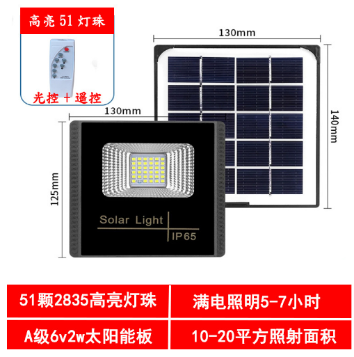 平顶山LED太阳能投光灯 惠民款工程500W庭院墙壁灯具户外新农村道路照明